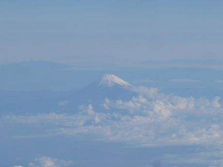 Mt. Fuji from Japan Airlines Flight 750 from Vietnam