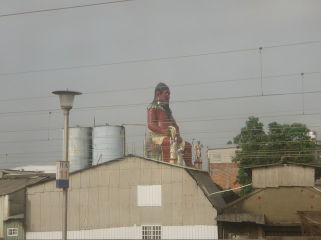 An idol along a highway was the first hint at idol worship. Calling the objects idols is not a criticism, but a fact of life in Taiwan, or so the people of Taiwan say.