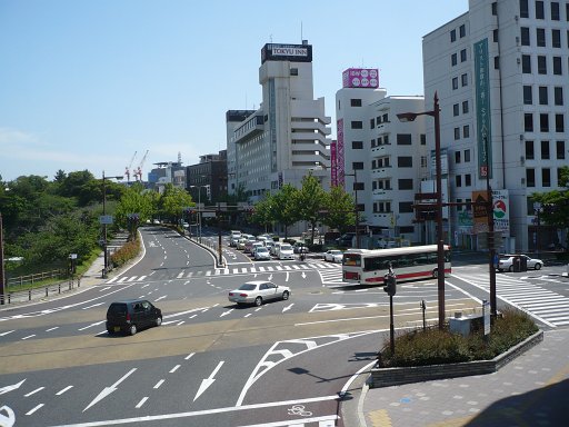 Wakayama City - 7. City streets in Wakayama, Japan, May 2010.