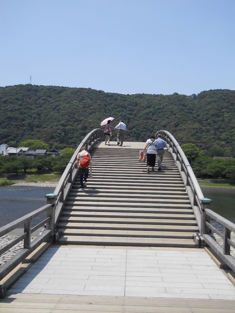 Rise of Kintai-kyo Bridge Iwakuni