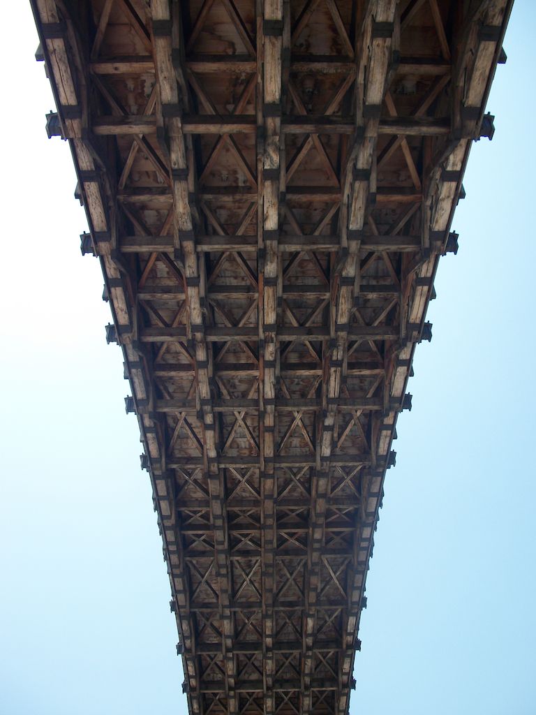 Underside Kintai-kyo bridge