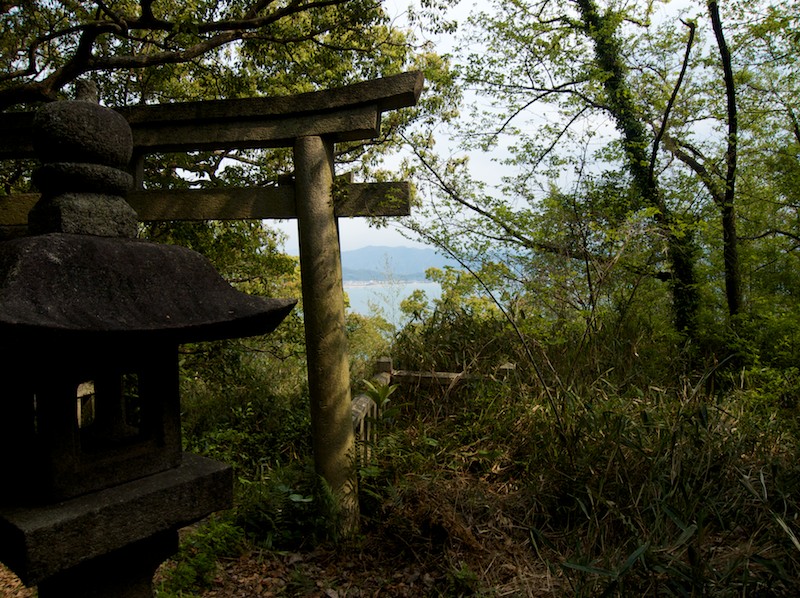 Looking Toward Wakaura Bay from Takozushiyama Wakaura Shrine to Inari