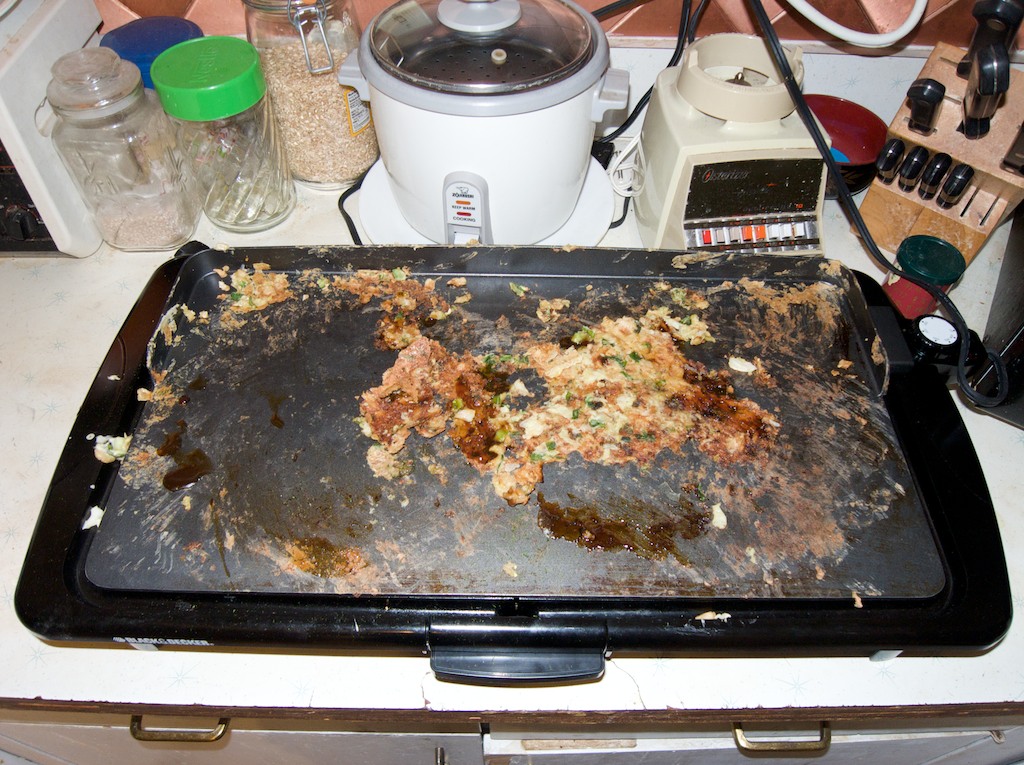 Okonomiyaki Cleanup