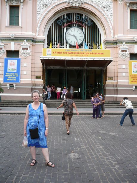 Outside the Post Office, Ho Chi Minh City, Vietnam