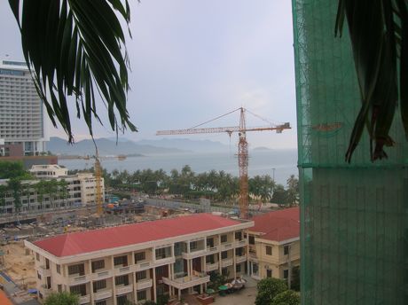 High Rises, Cranes and Undeveloped Islands in Nha Trang, Vietnam